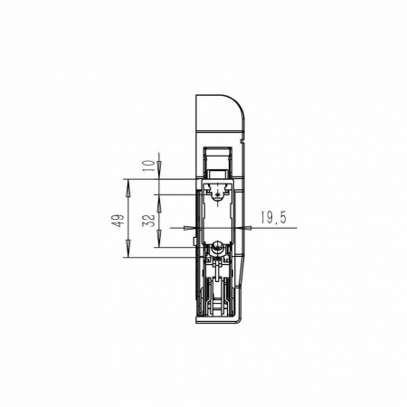 подъемный механизм senza alta push open ( 3.9-4.8kg) комплект на 1 фасад) купить в липецке