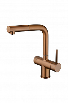 ес - 7026 pvd coppery, смеситель кухонный купить в липецке